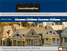 Tablet Screenshot of corporatehousingsf.com